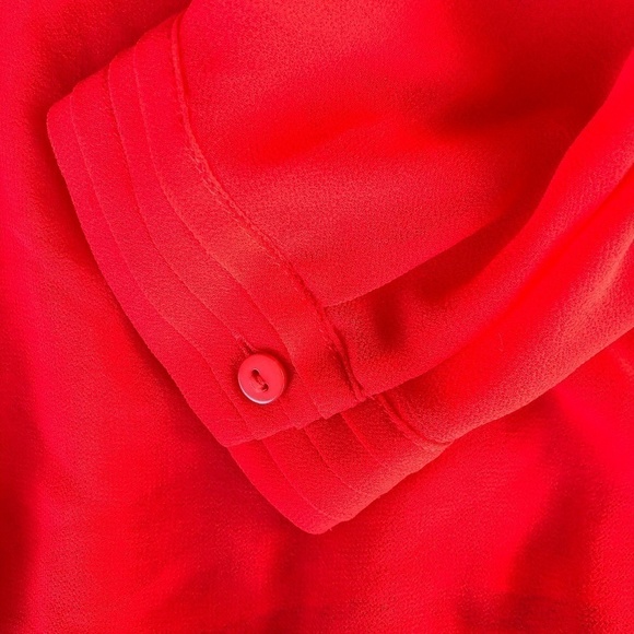 The Kooples Boho Tie Silk Top - Picture 8 of 10